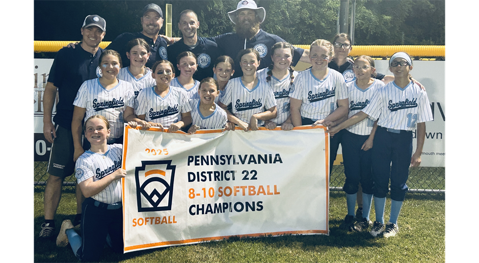 Springfield 10u PA District Champions 2025
